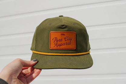 Green Snapback Trucker Hat