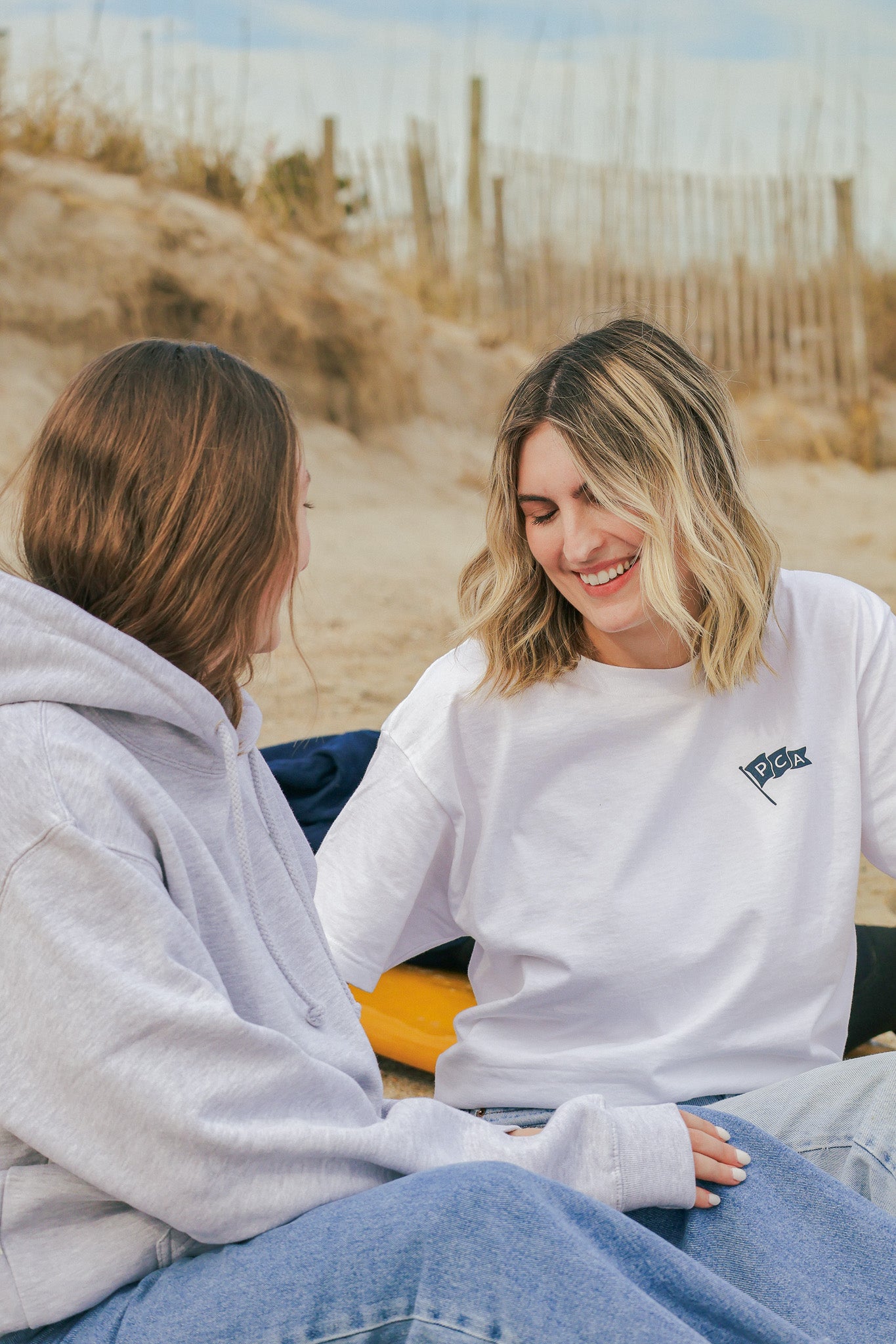 Beach Day White Tee