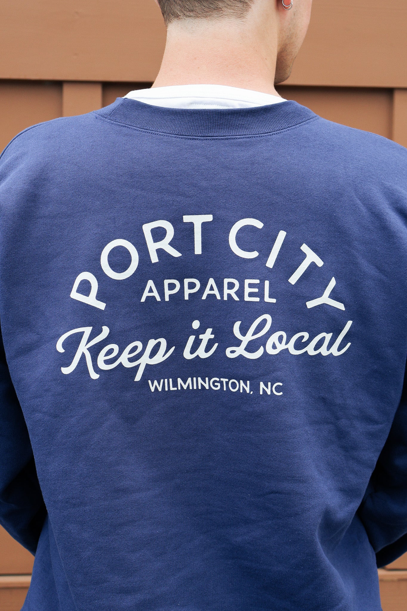 Keep it Local Navy Crewneck